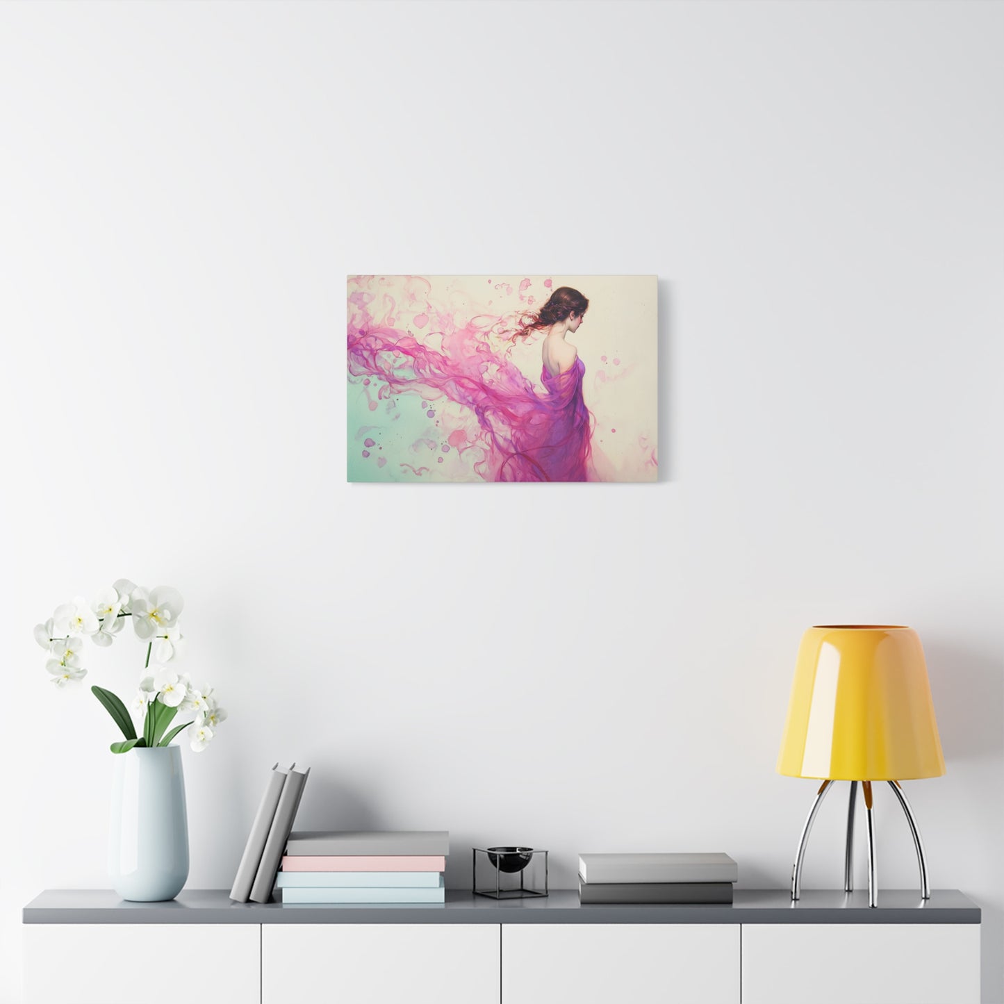 Crimson Reverie Canvas Print