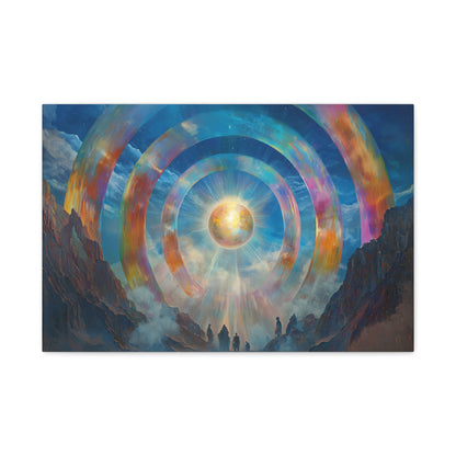 Rings of Light Canvas Print