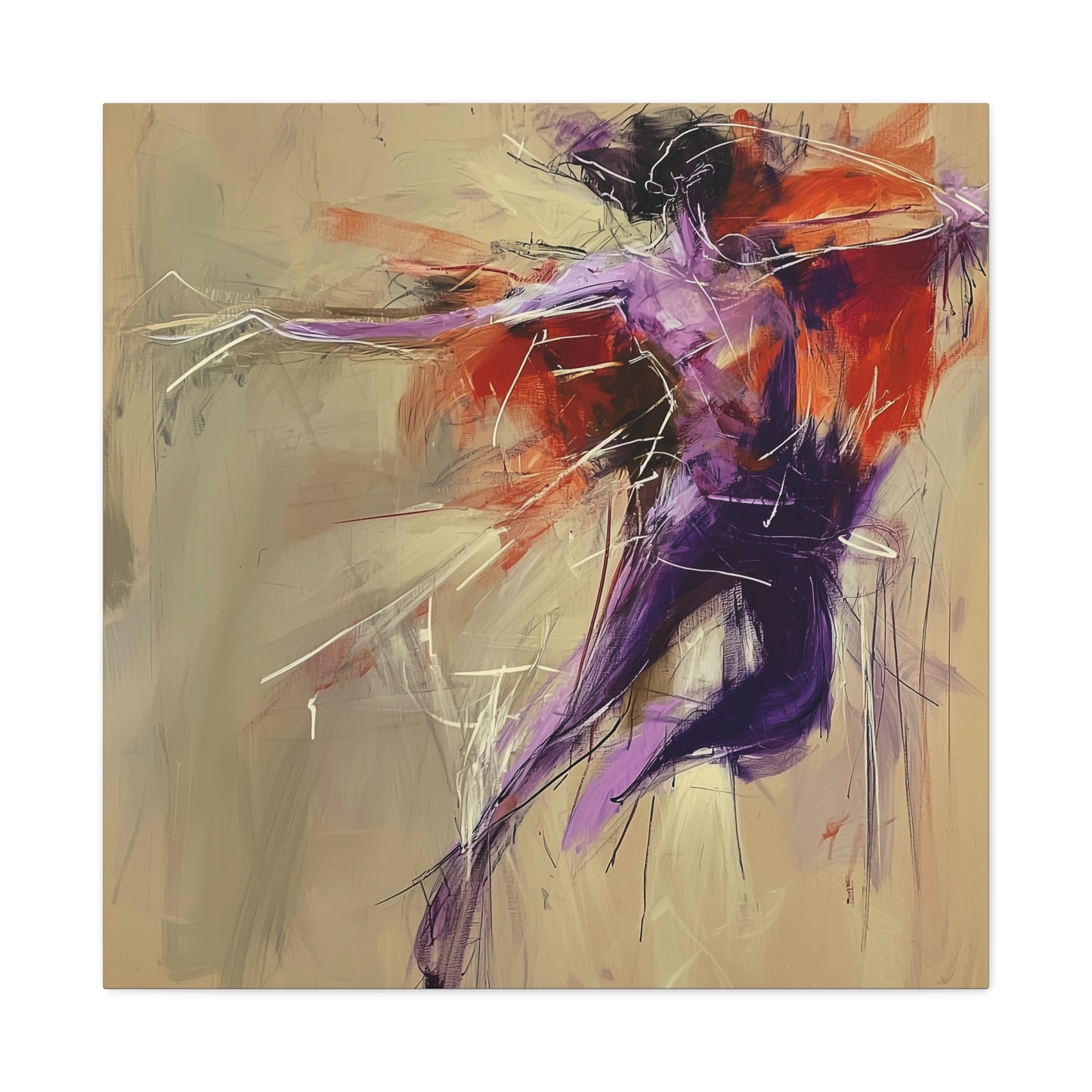 The Dancer's Dream Canvas Print