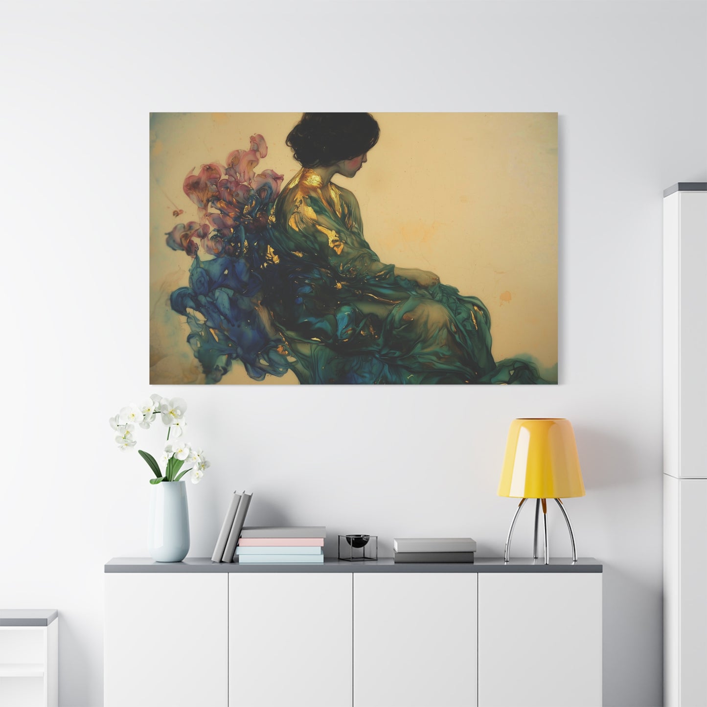 The Whispering Veil Canvas Print