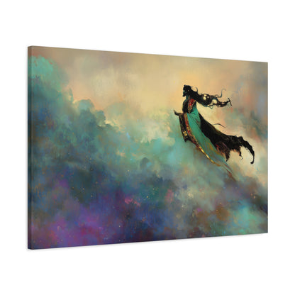 Whispering Eldritch Veil Canvas Print