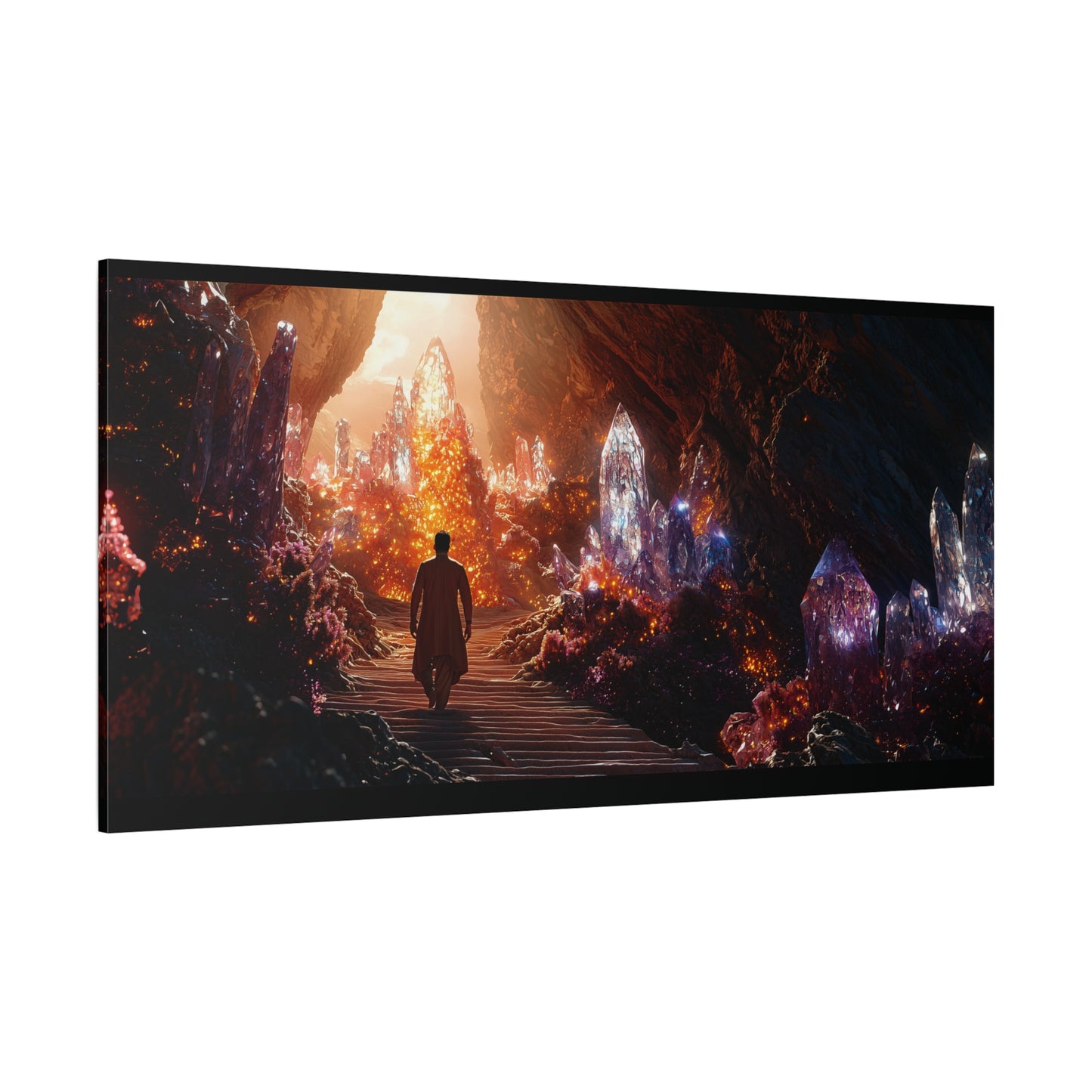 The Crystal Path Canvas Print