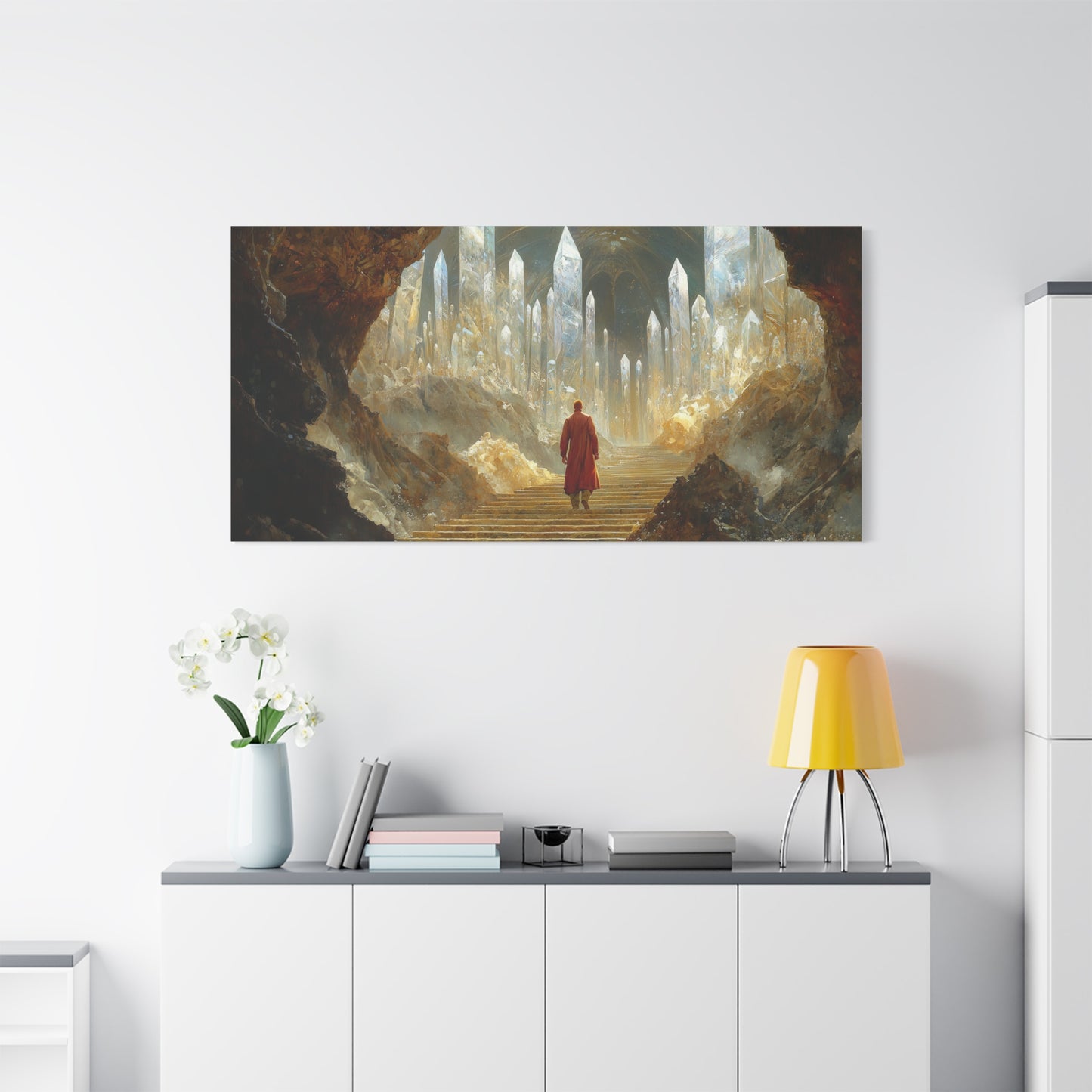 Crystal Steps Canvas Print