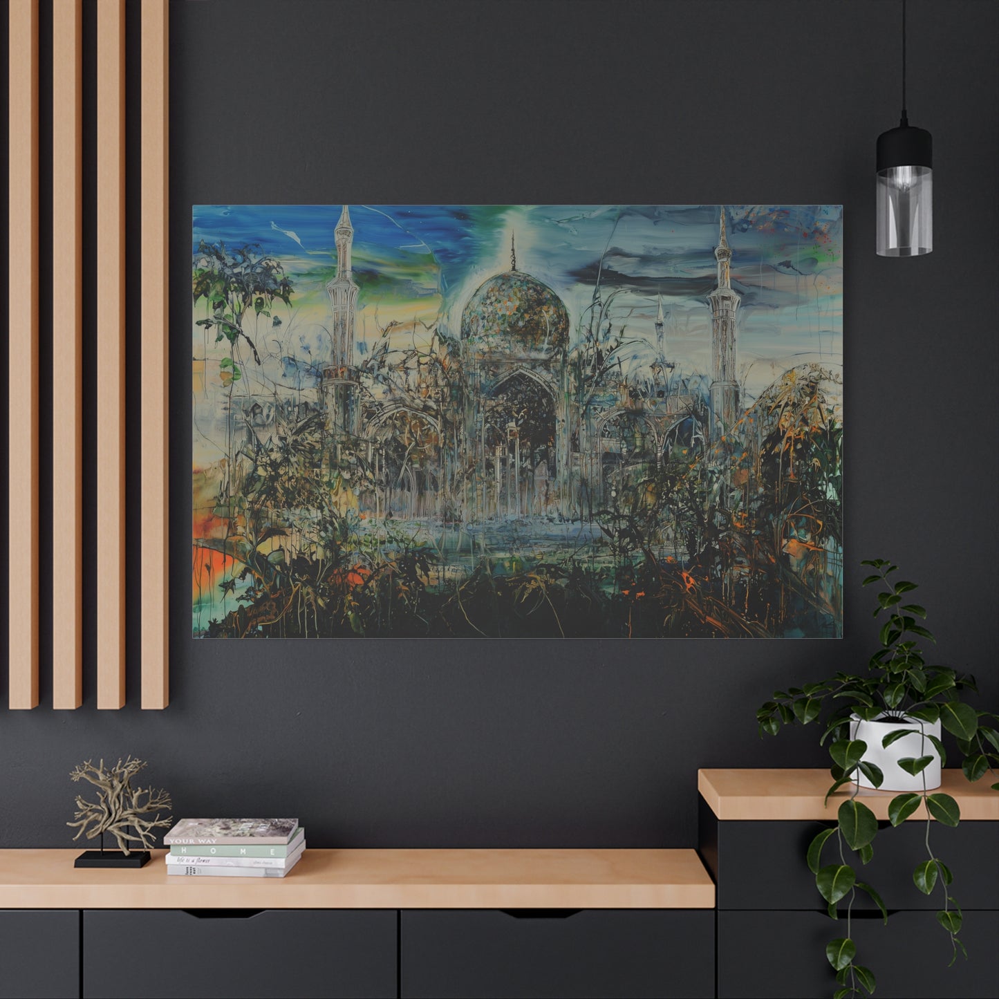 Serene Edifice Canvas Print