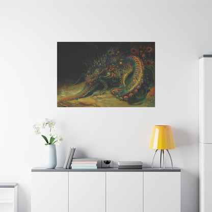 Serpent of the Lore Canvas Print