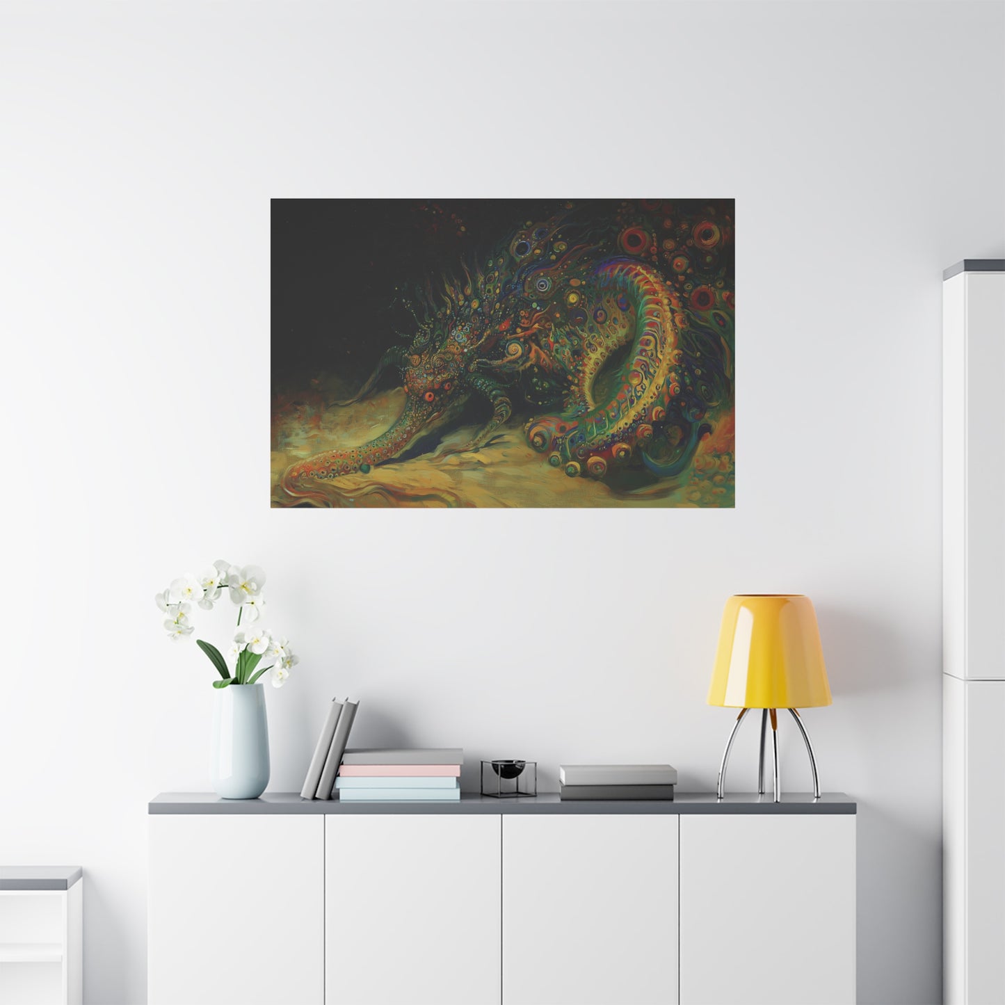 Serpent of Lore Canvas Print