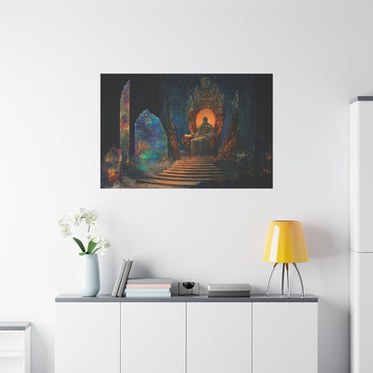 The Cosmic Monarch Canvas Print