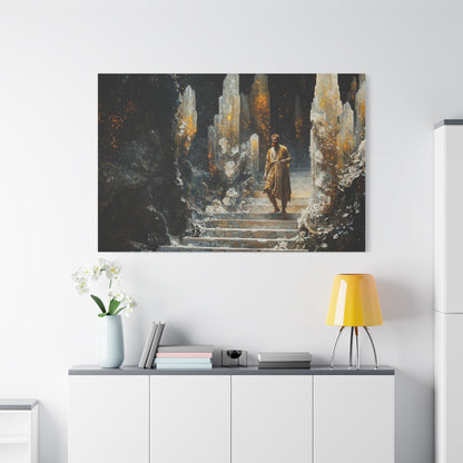 Golden Pathway Canvas Print