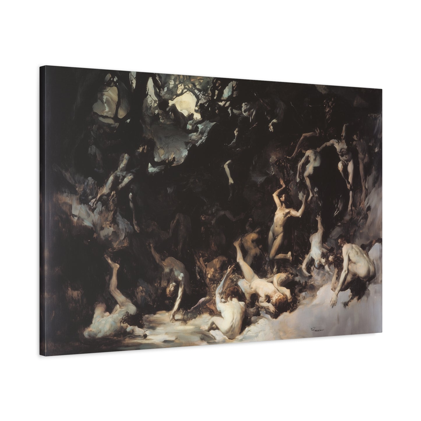 Shadows of Myth Canvas Print