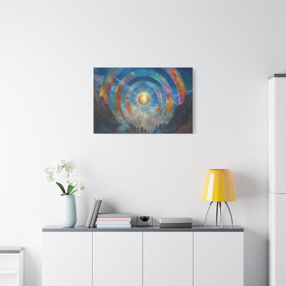 Rings of Light Canvas Print