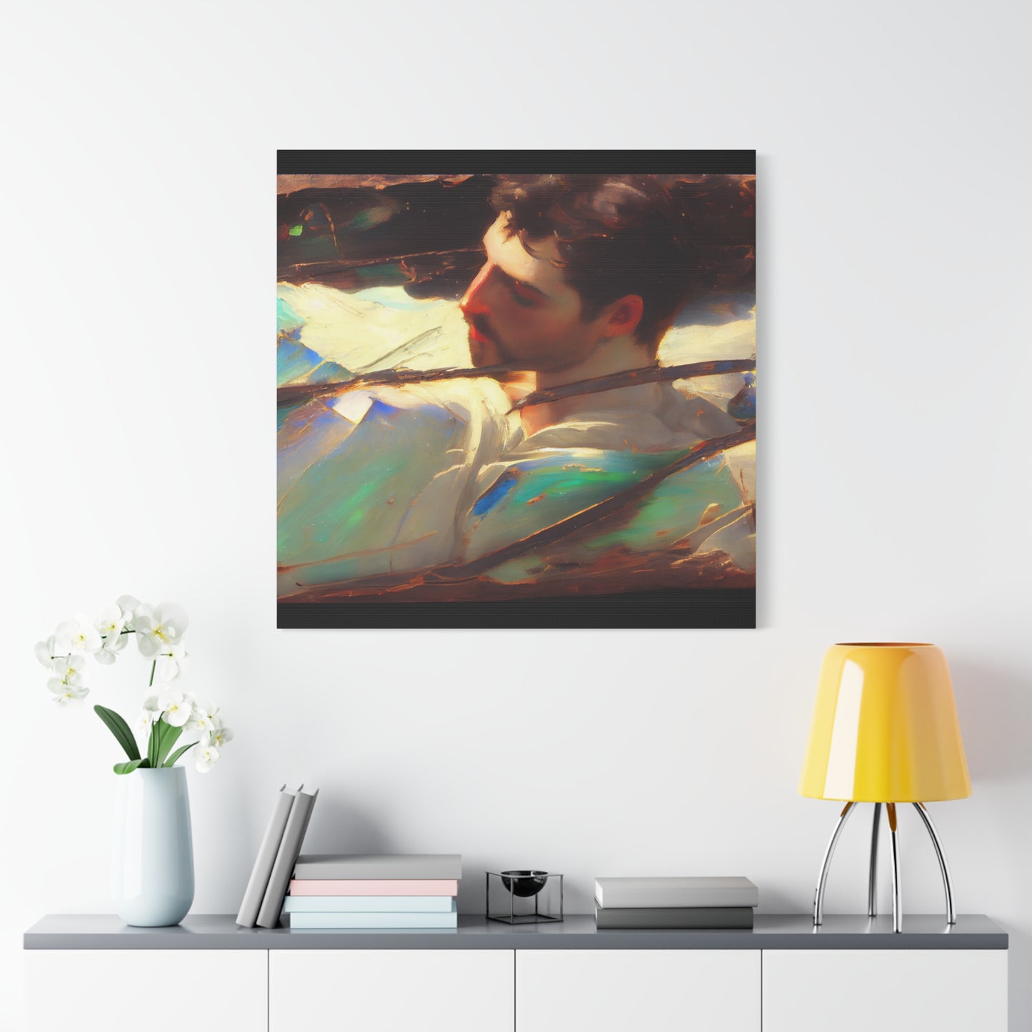 The Dreamer's Veil Canvas Print