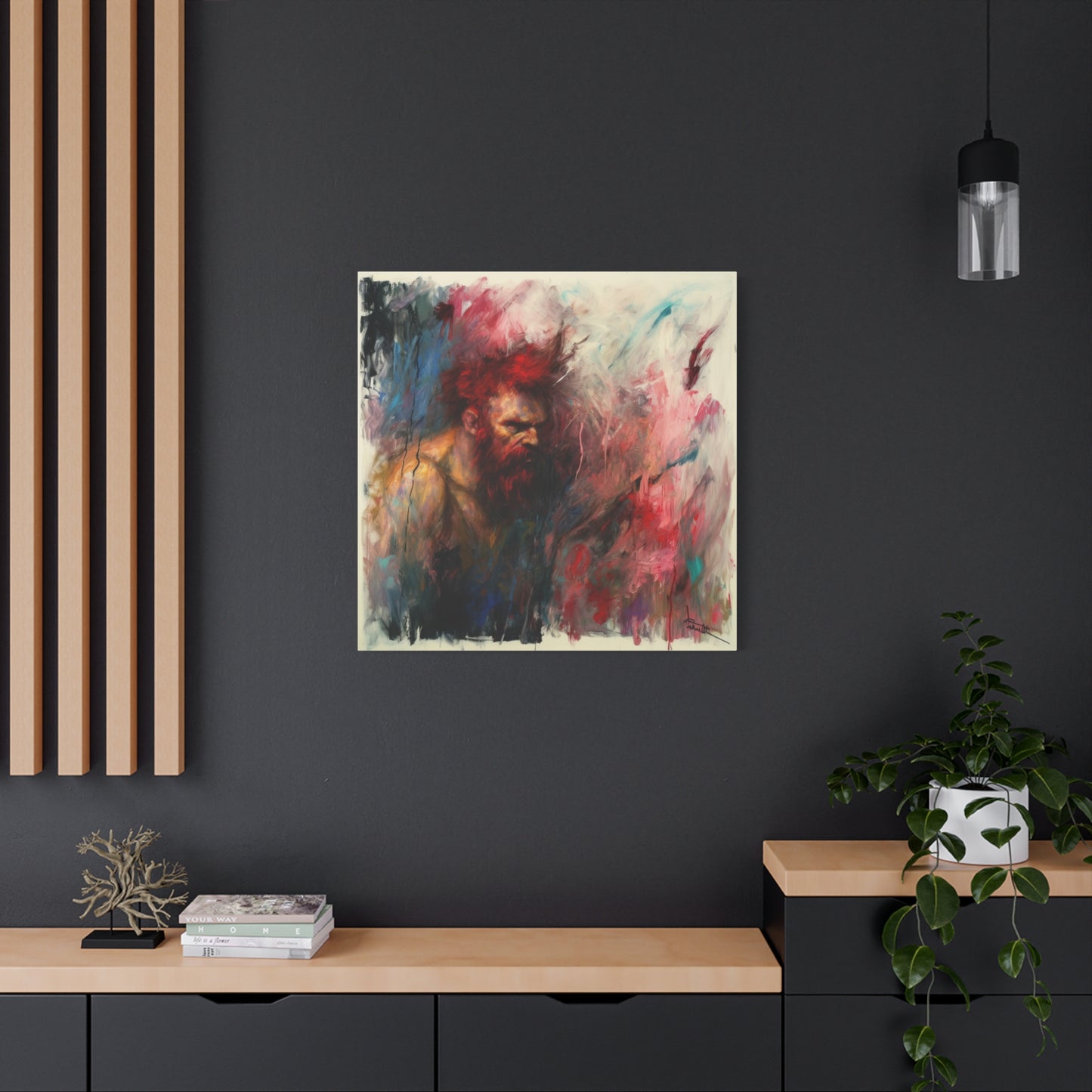 Wild Fire's Vein Canvas Print