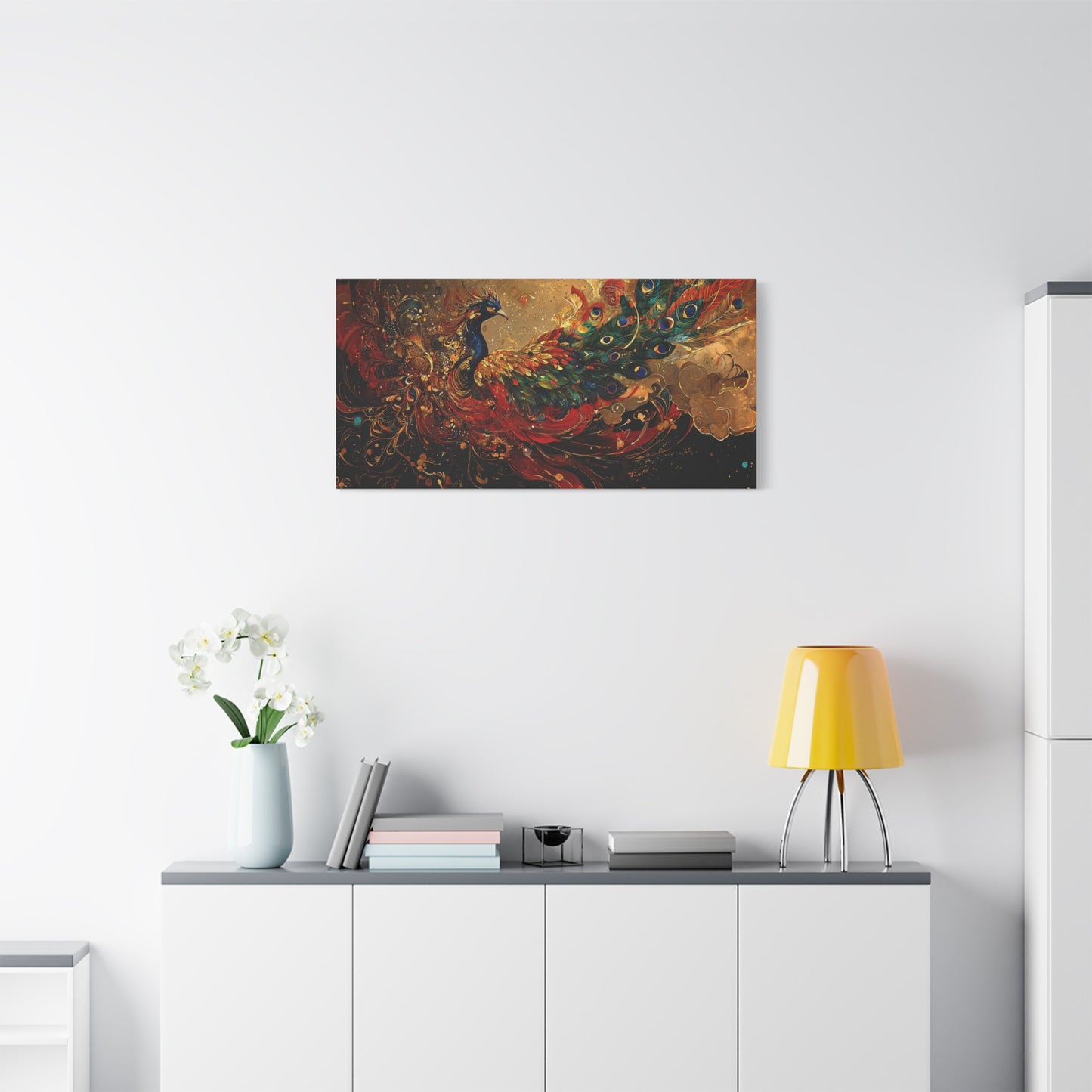 Rise of Flame Canvas Print