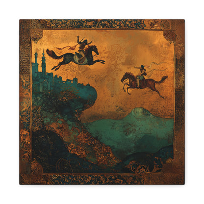 Riders of the Dream Canvas Print