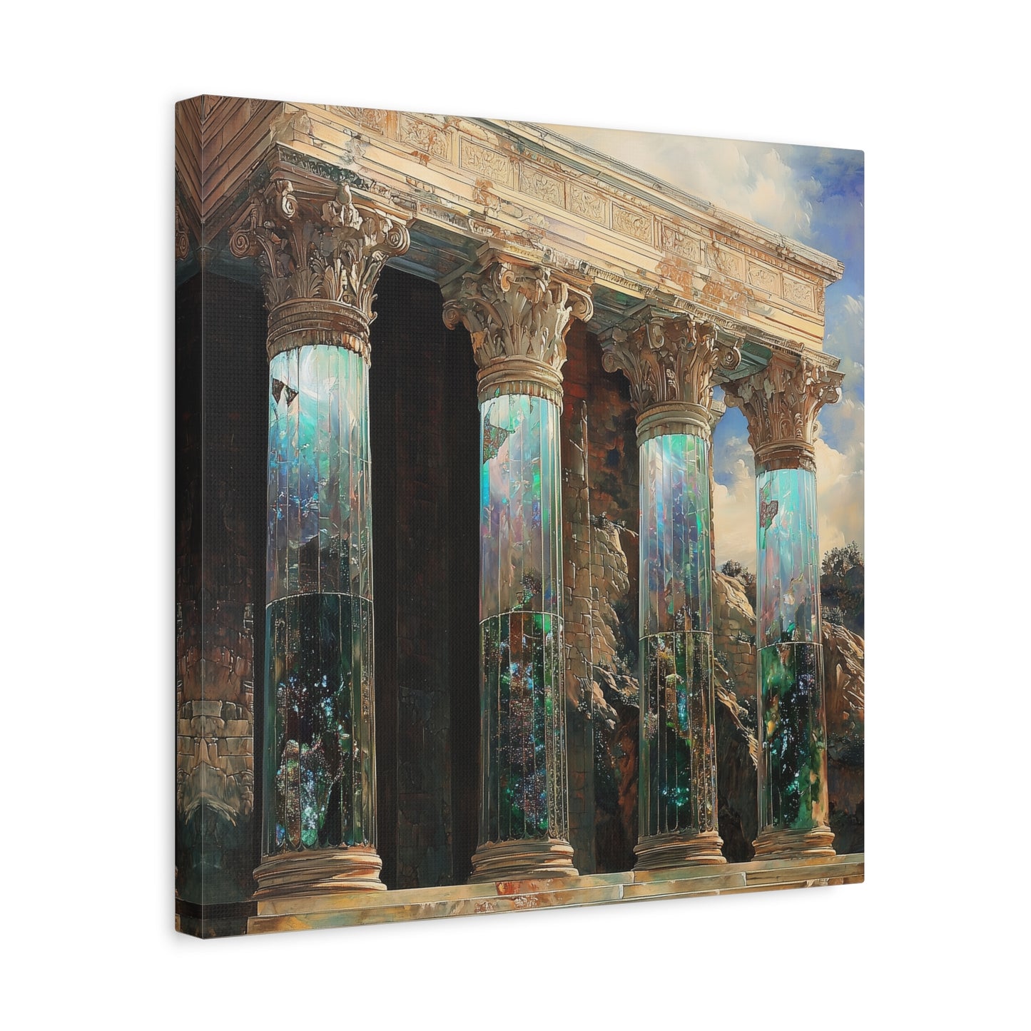 Balance in Ruins Canvas Print