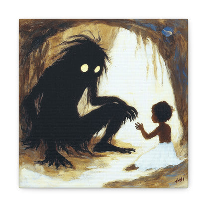 Dark Encounter Canvas Print