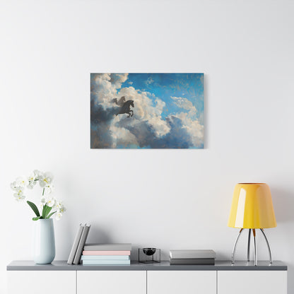 Riders of the Sky Canvas Print