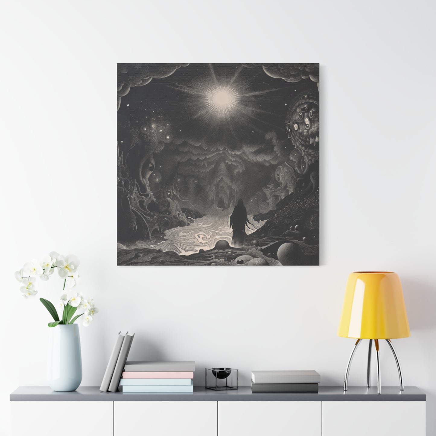 The Cosmic Balance Canvas Print