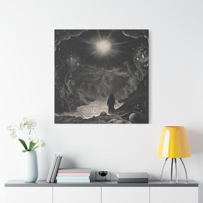 The Cosmic Balance Canvas Print