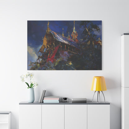 Noble Stronghold Canvas Print