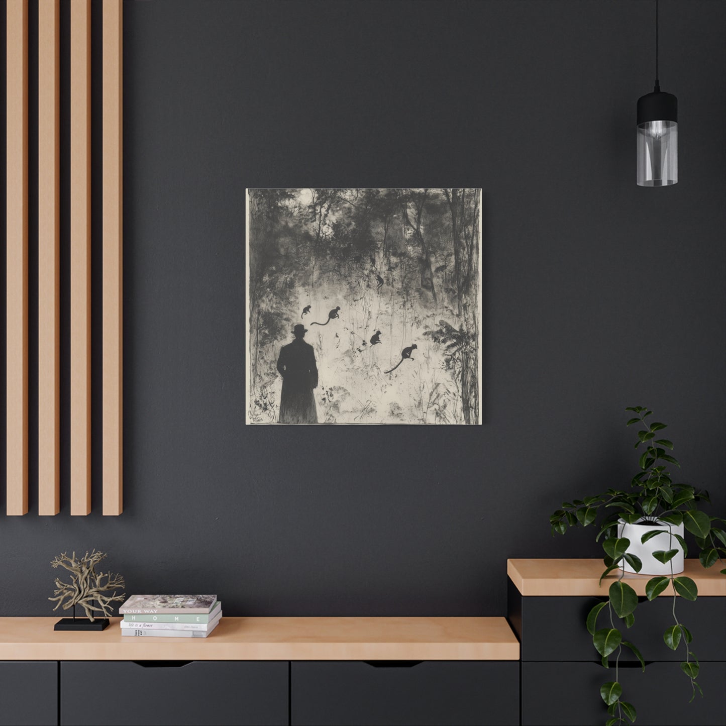 Forest's Silent Dance Canvas Print