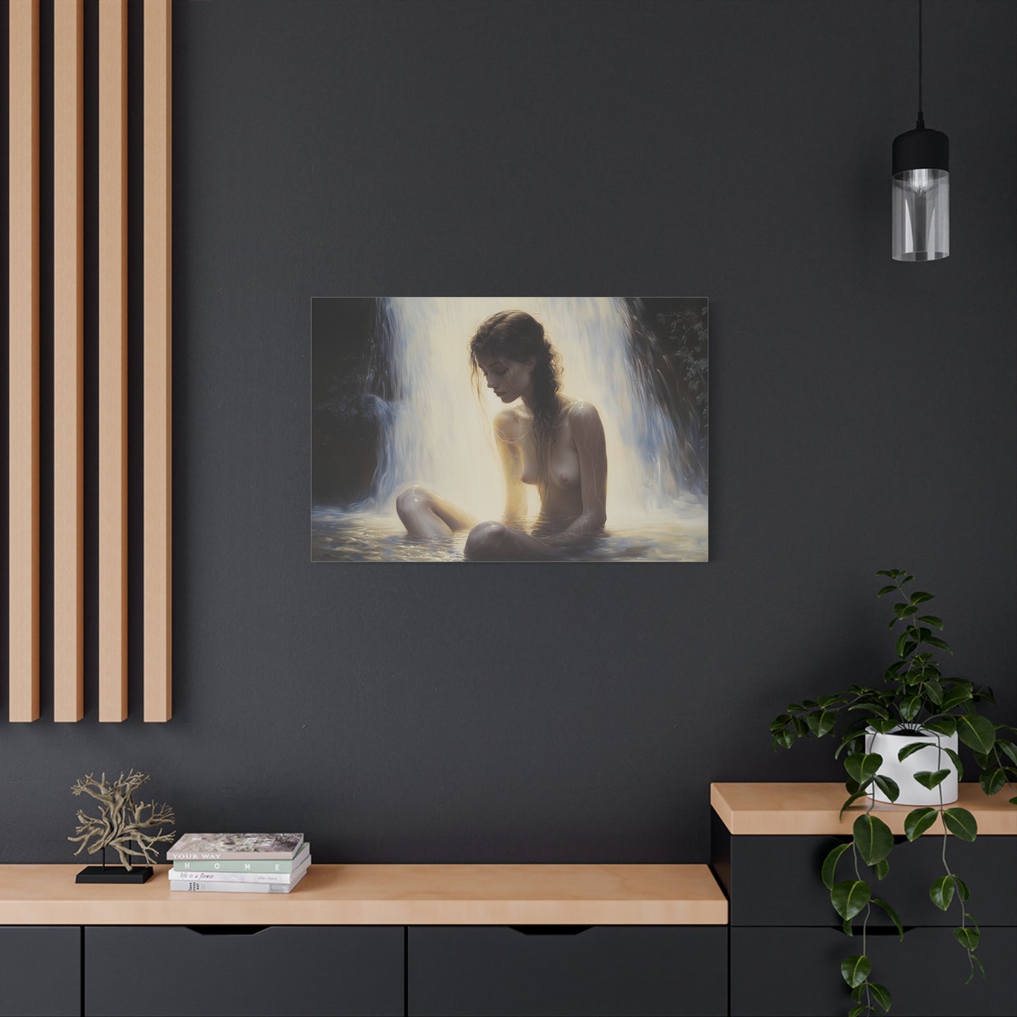 Eldritch Cascade Canvas Print