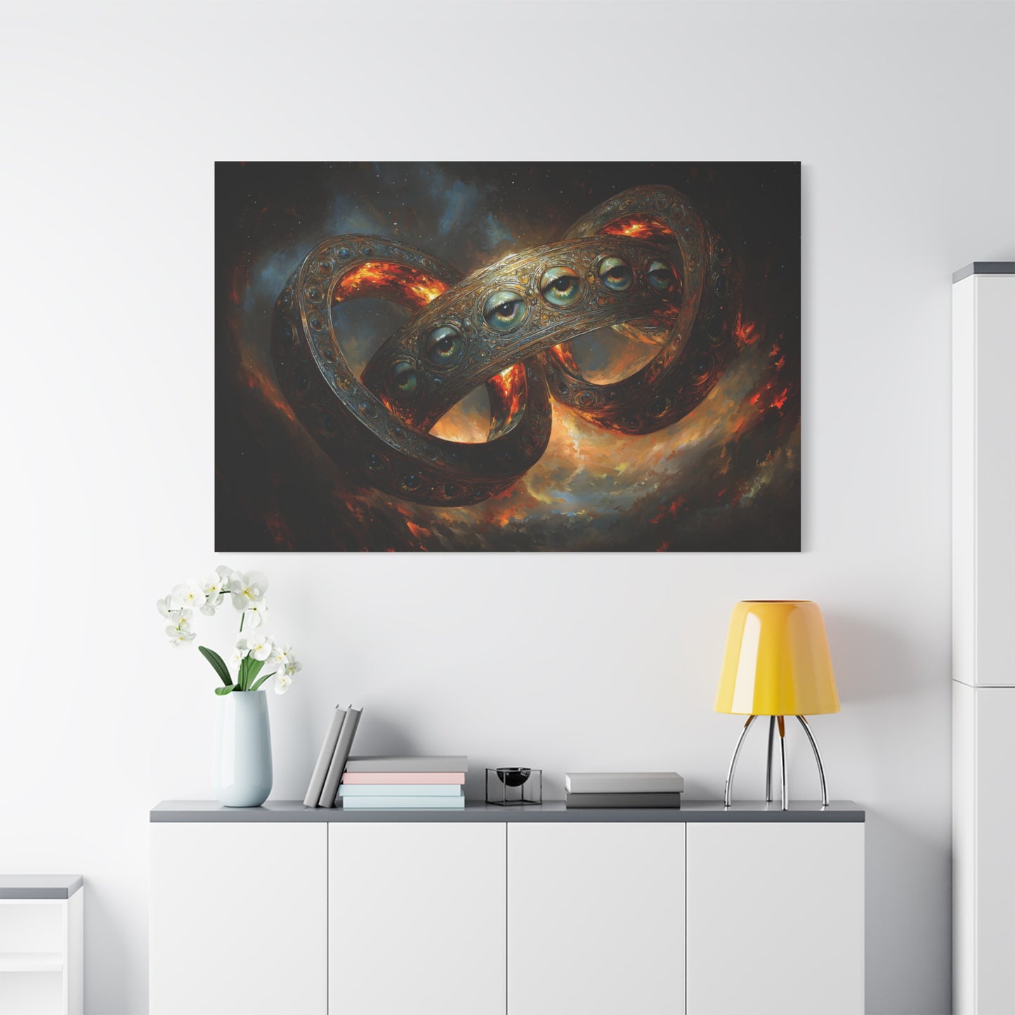 The Cosmic Gaze Canvas Print