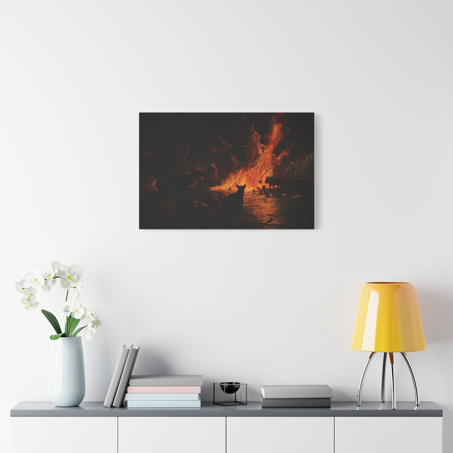 Phantoms of the Pyre Canvas Print