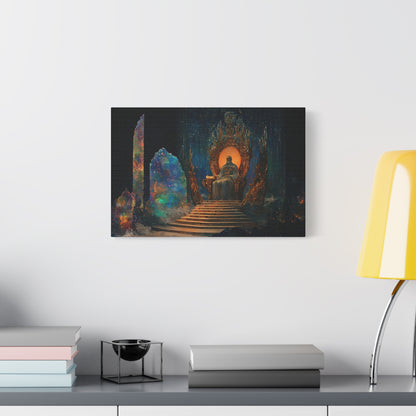 The Cosmic Monarch Canvas Print