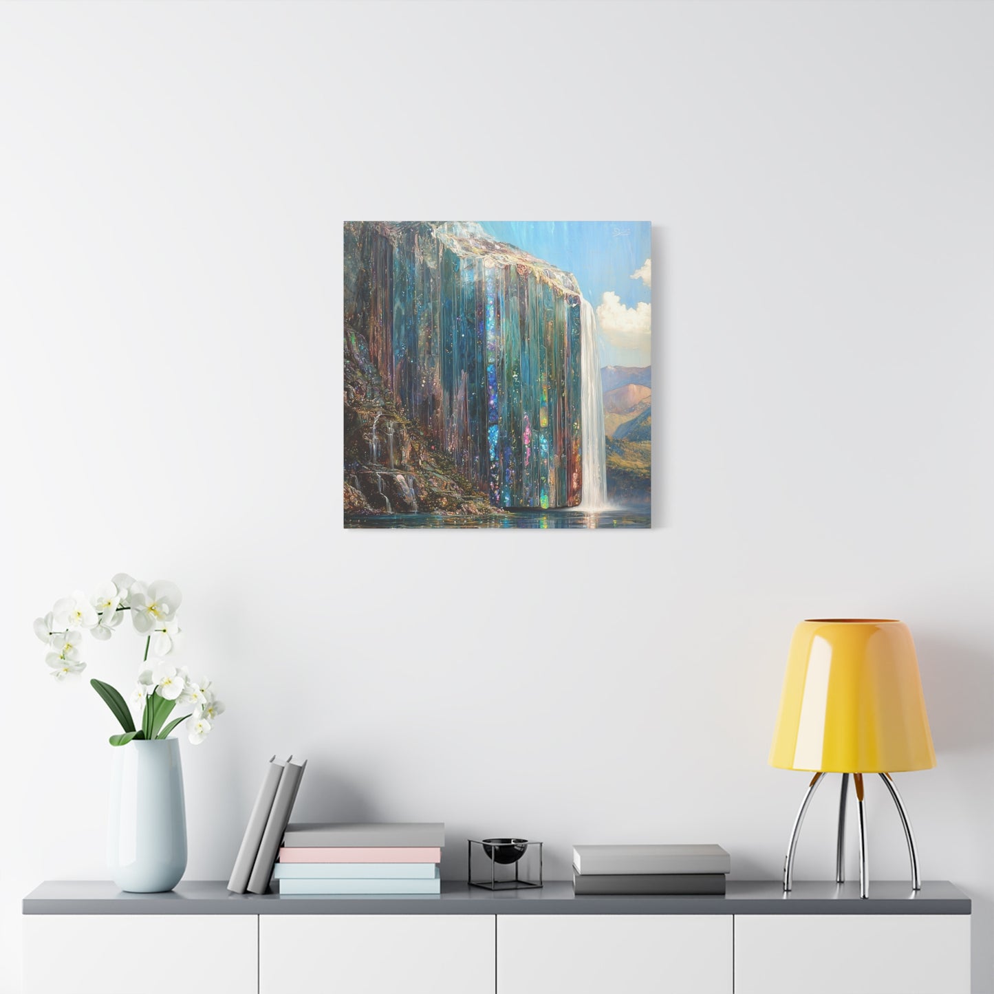 Abyssal Cascade Canvas Print