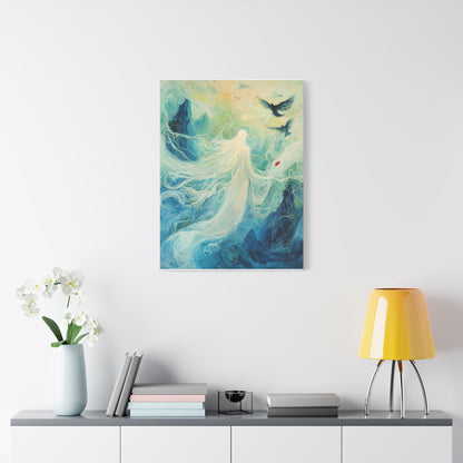 The Whispering Veil Canvas Print