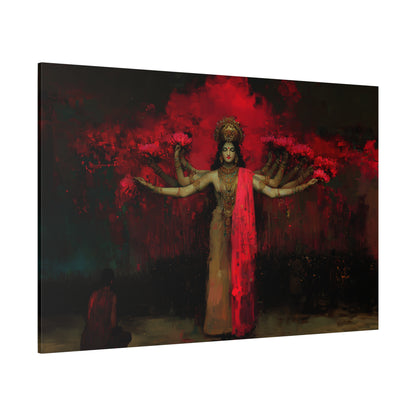 The Crimson Dreamer Canvas Print