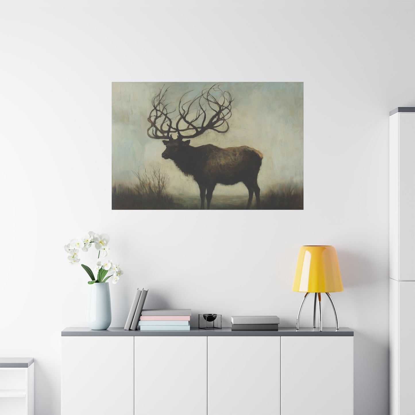 Stag of Yore Canvas Print