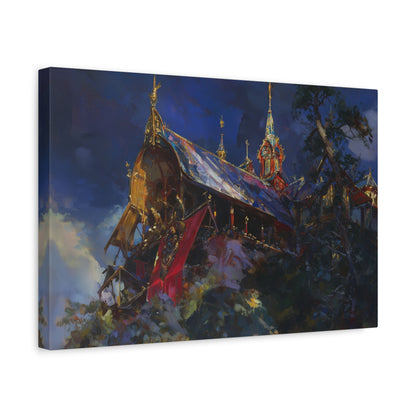 Noble Stronghold Canvas Print