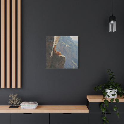 Balance of the Cliff Canvas Print