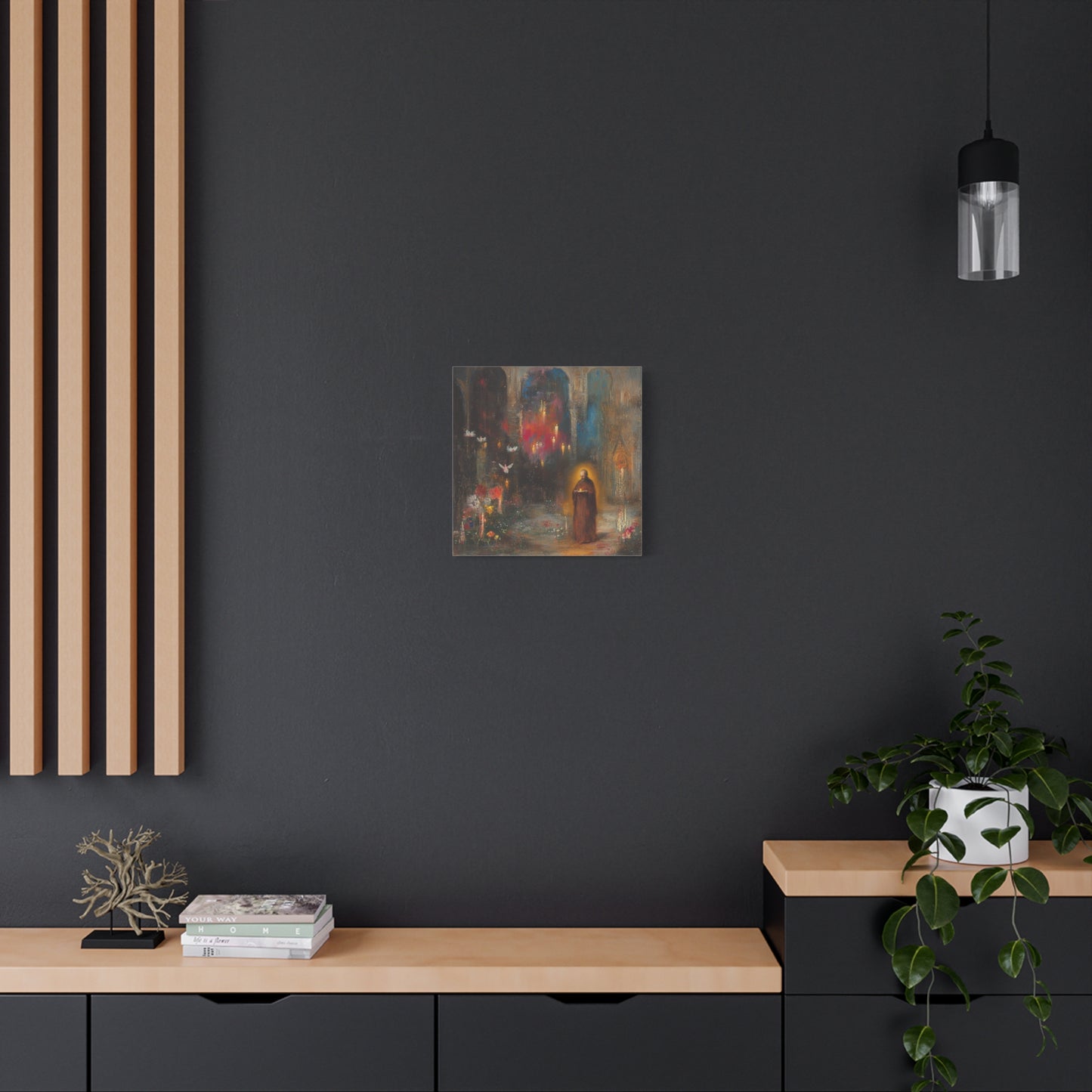 Solitary Glow Canvas Print