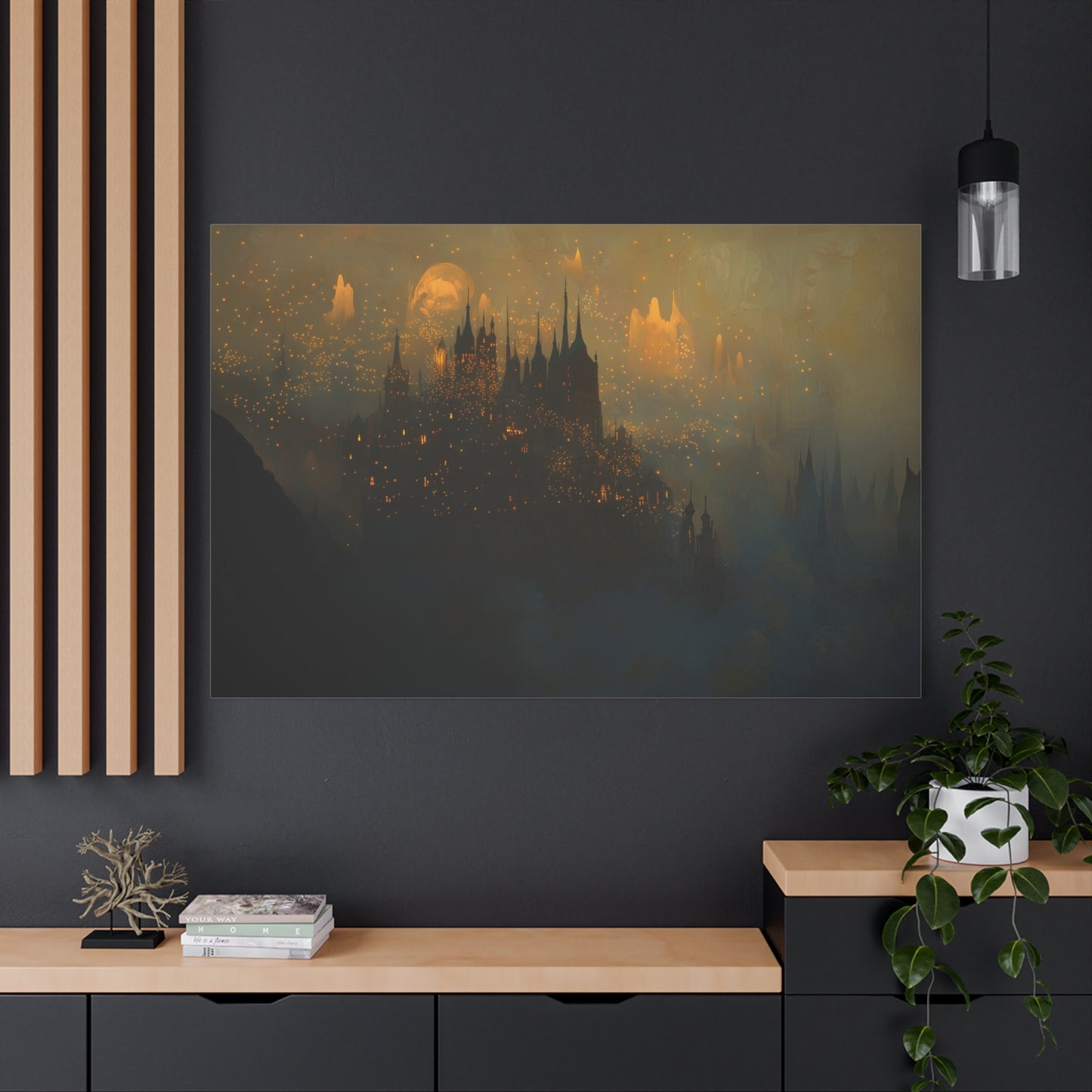 The Night Awakes Canvas Print