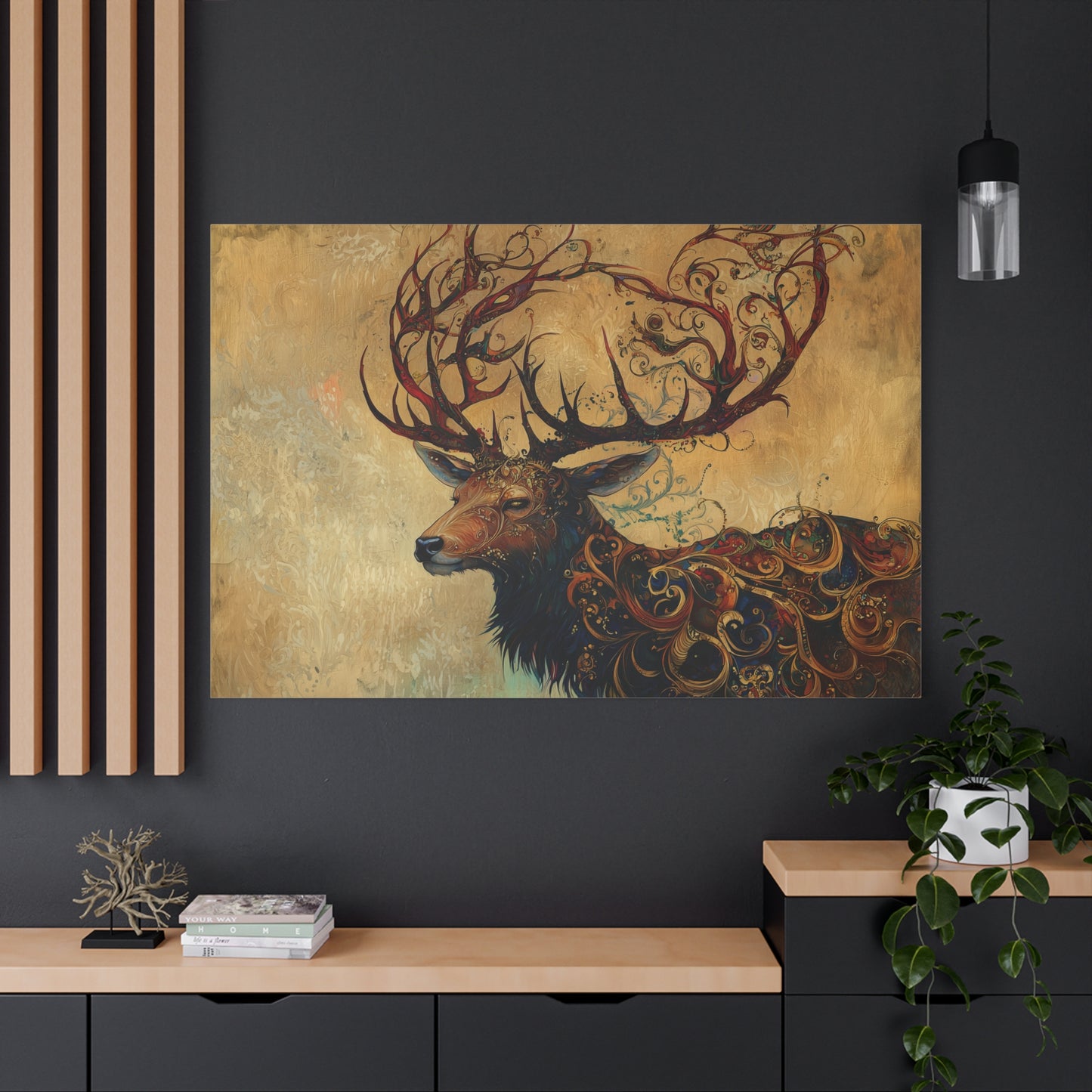 The Ancient Stag Canvas Print