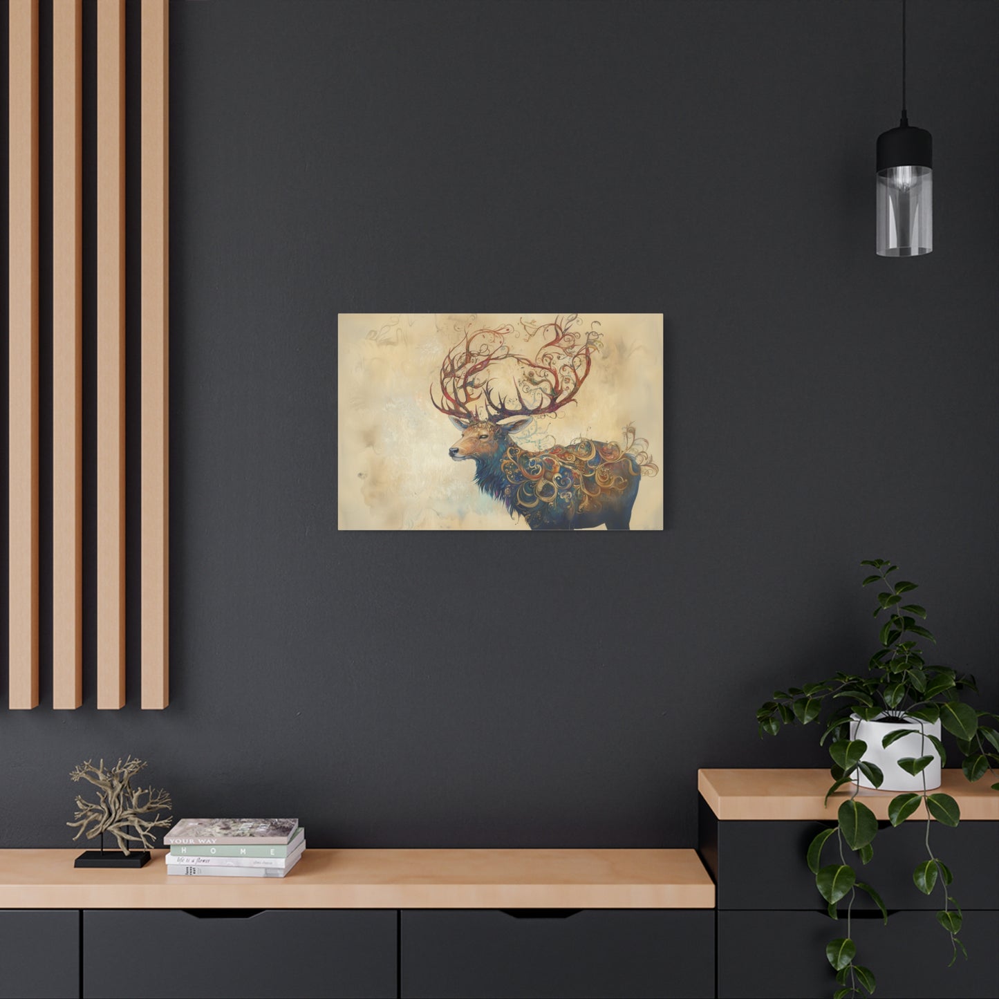 Elk of Eldar Canvas Print