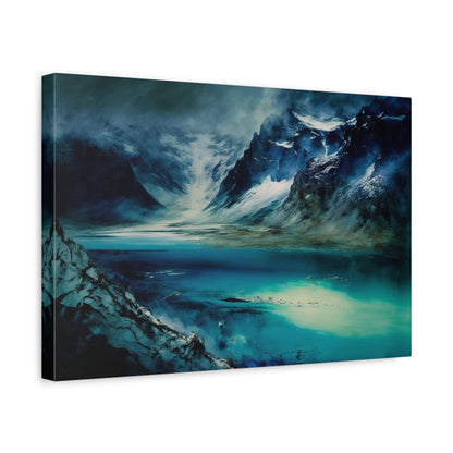 The Balance of Ice Canvas Print