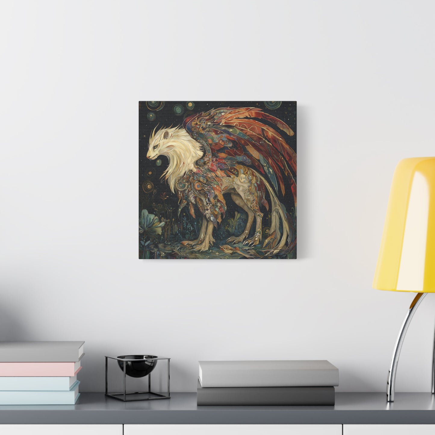 Feathered Infinity Canvas Print