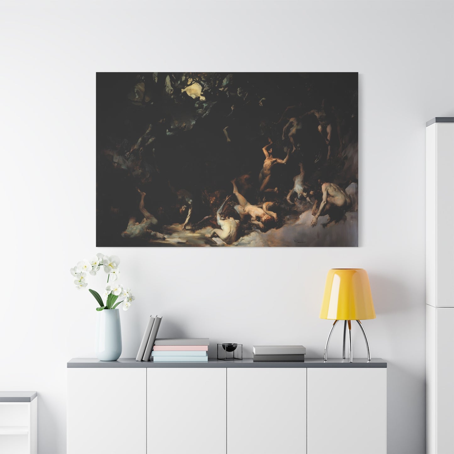 Night's Enigma Canvas Print