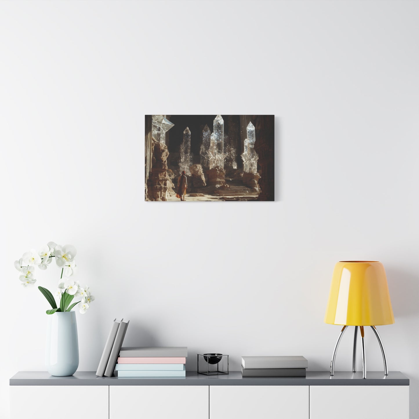 The Luminescent Cavern Canvas Print