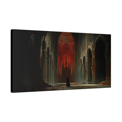 The Crimson Vault Canvas Print