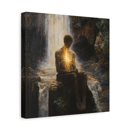 A Quiet Spark Canvas Print