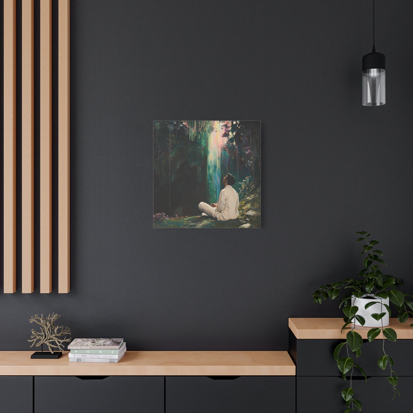 Whisperer in the Shade Canvas Print