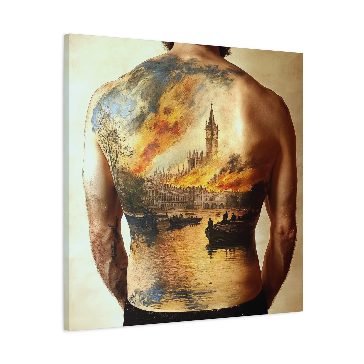 A Blaze Within Canvas Print