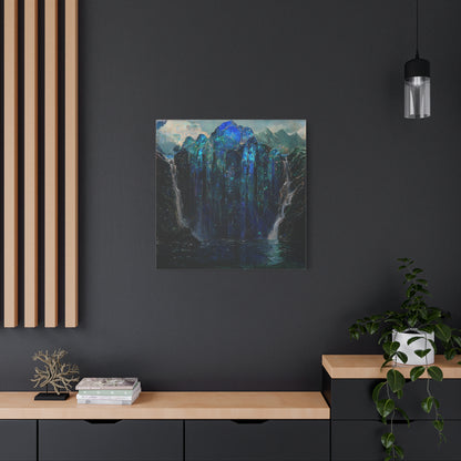 The Starlit Falls Canvas Print