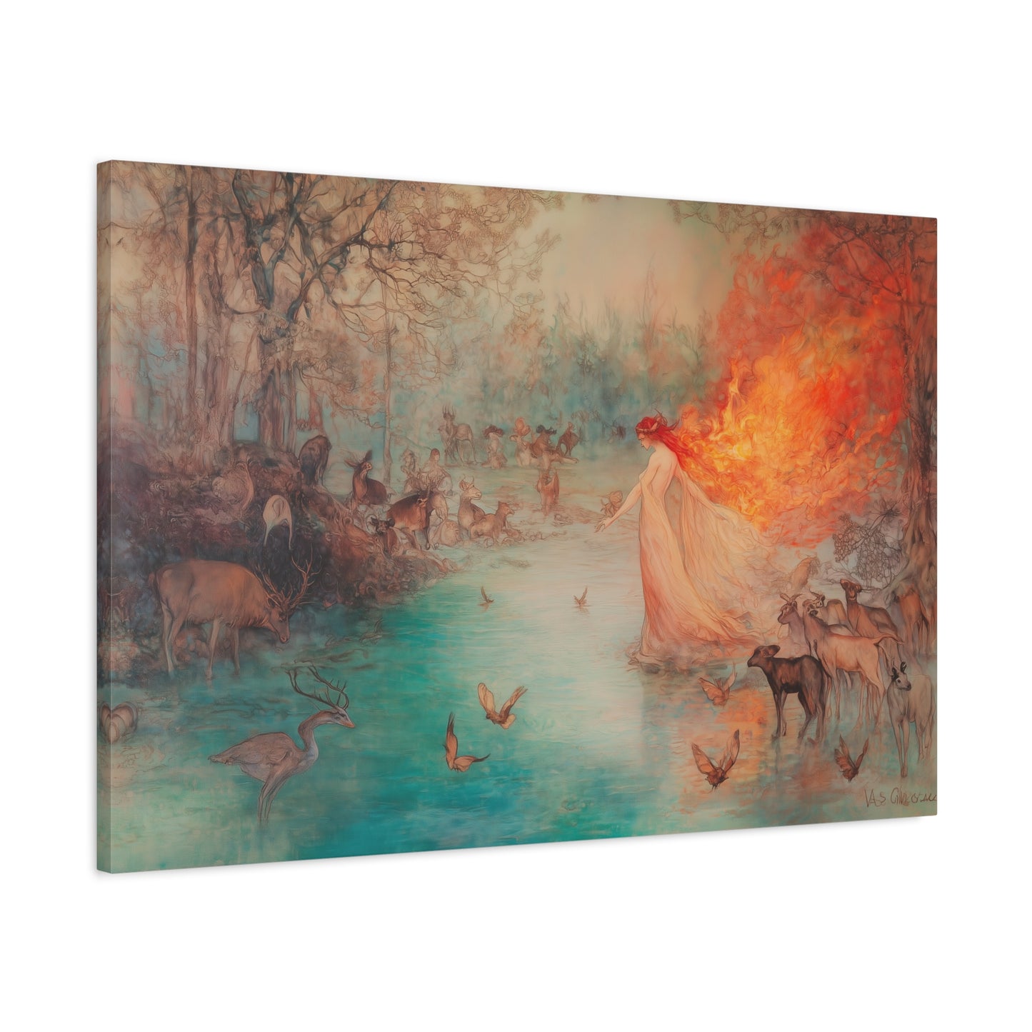 The Dreaming Forest Canvas Print