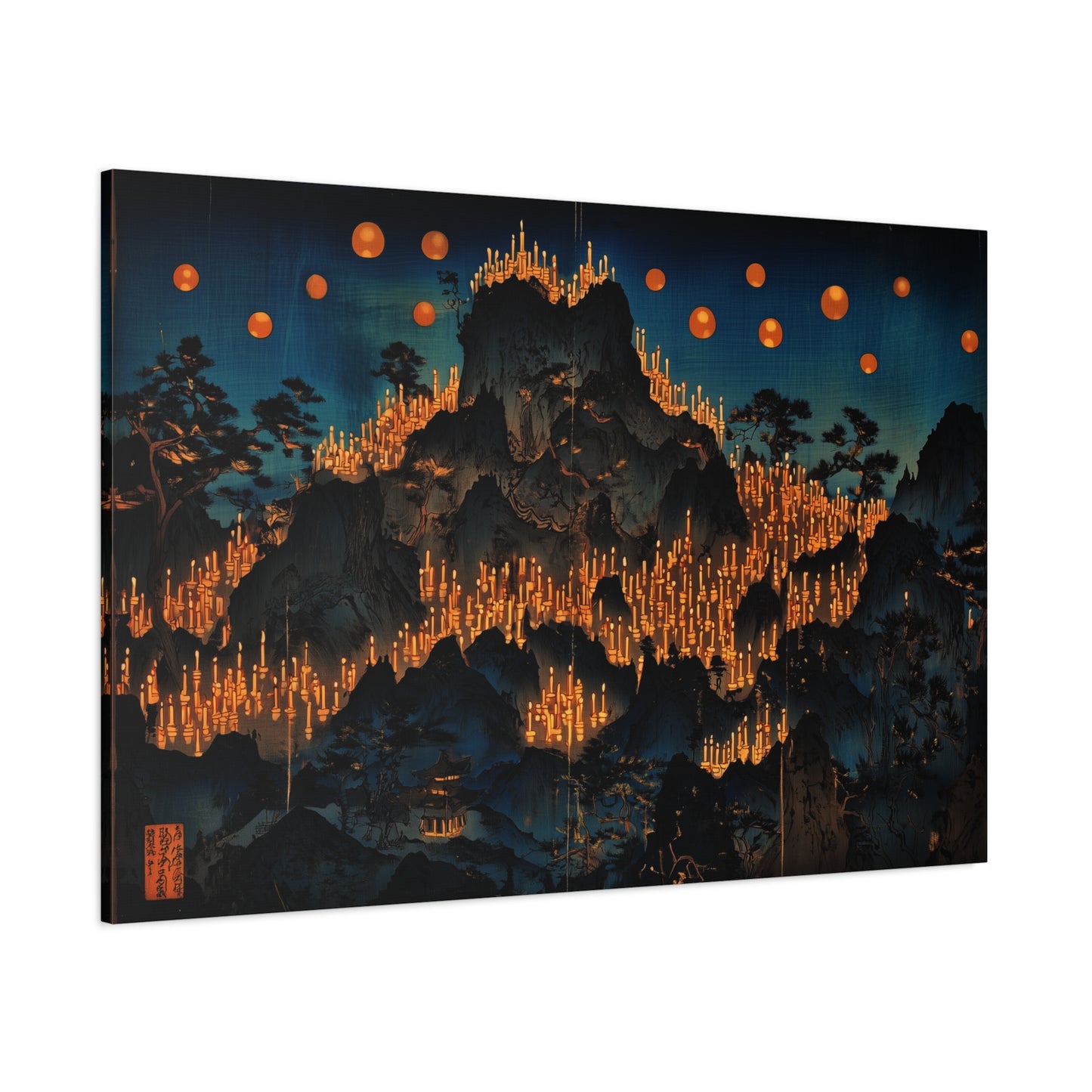 The Luminous Descent Canvas Print